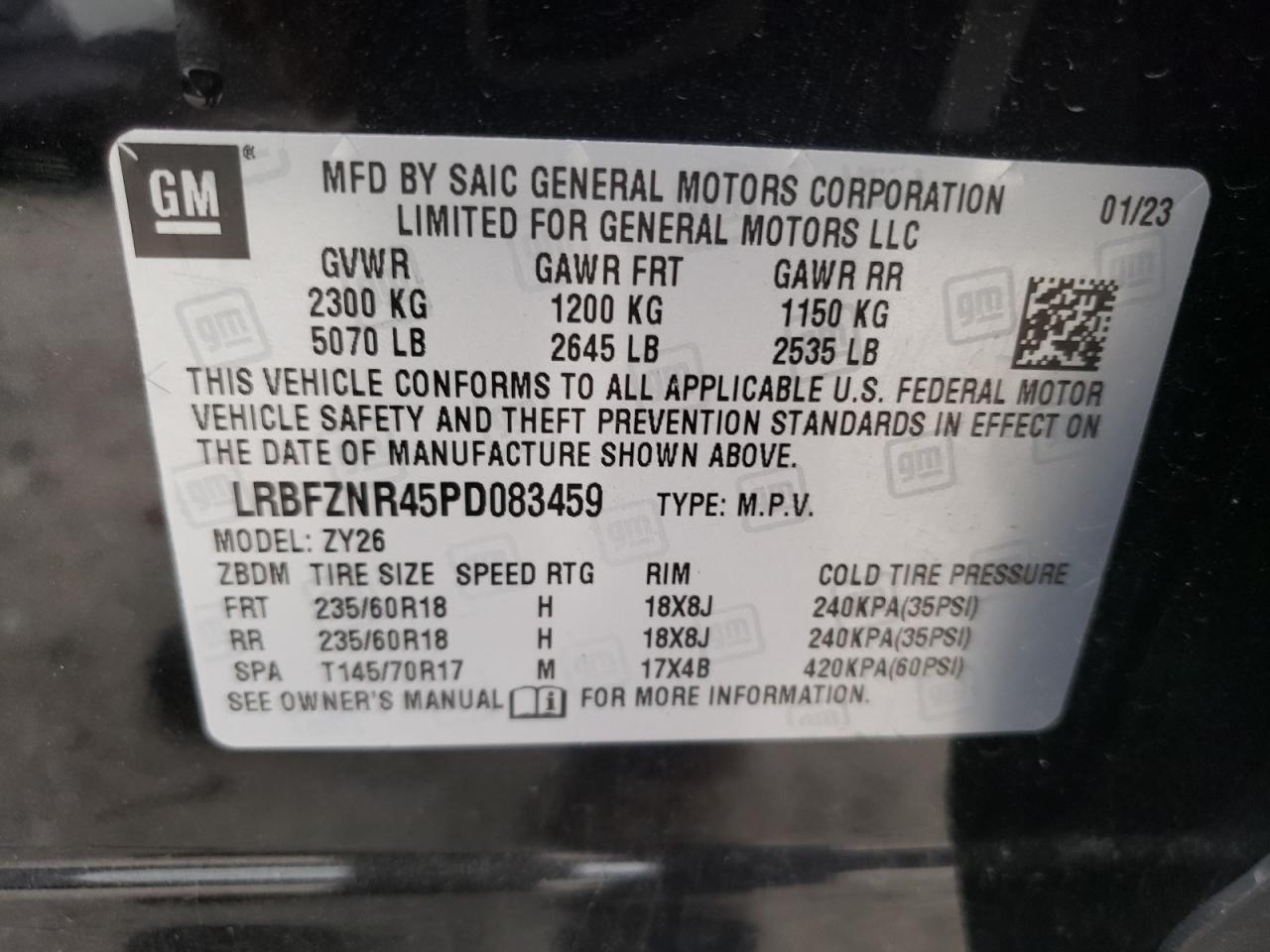 2023 Buick Envision Essence vin: LRBFZNR45PD083459