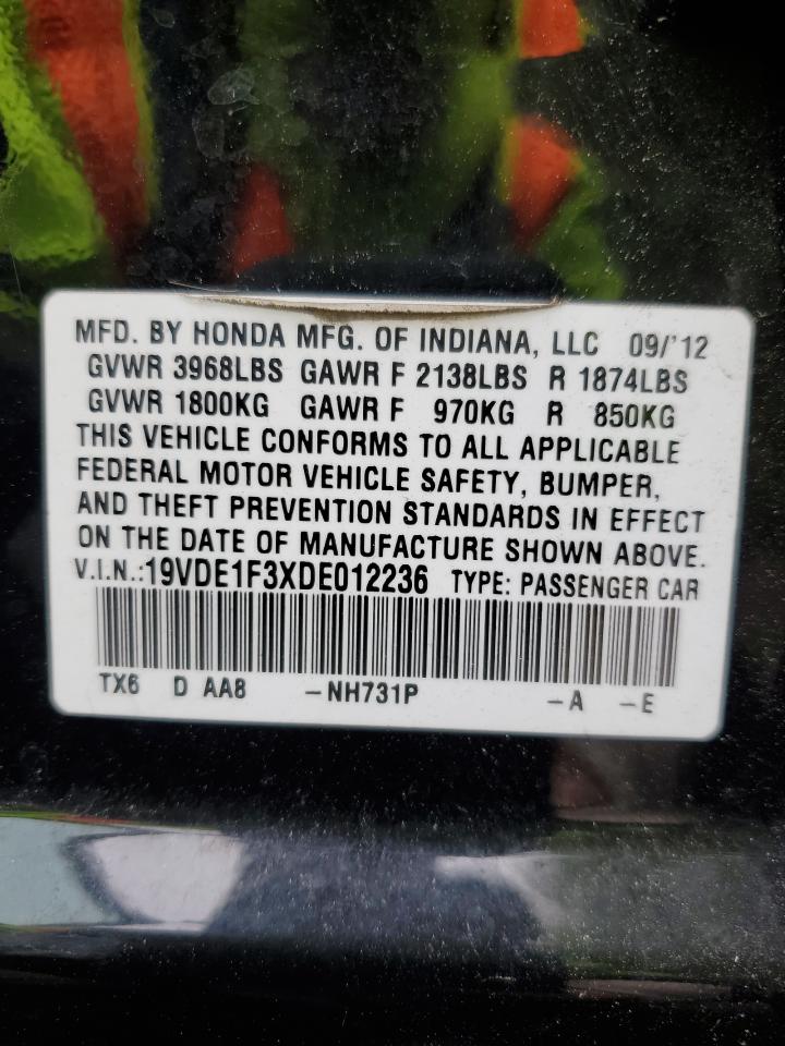 19VDE1F3XDE012236 2013 Acura Ilx 20