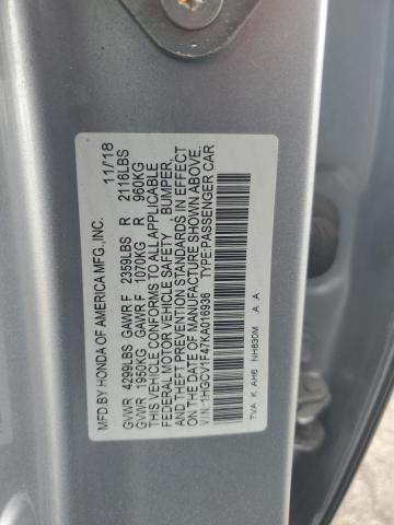 1HGCV1F47KA016936 2019 Honda Accord Ex