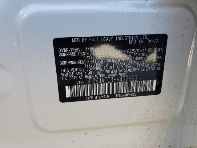 2014 Subaru Forester 2.5I Premium VIN: JF2SJAEC3EH432963 Lot: 60489304