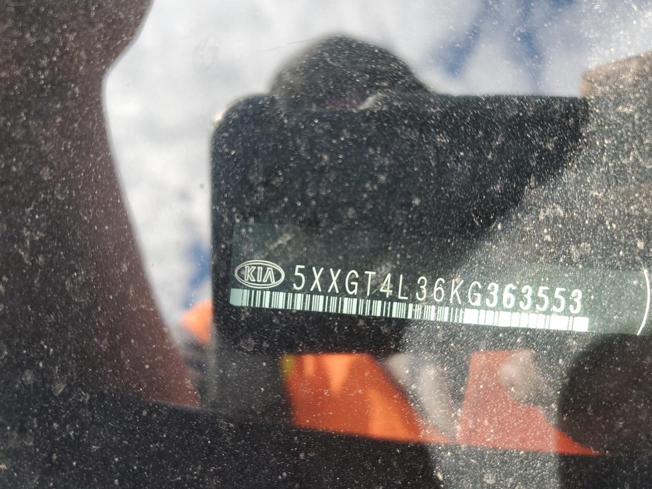 5XXGT4L36KG363553 2019 Kia Optima Lx