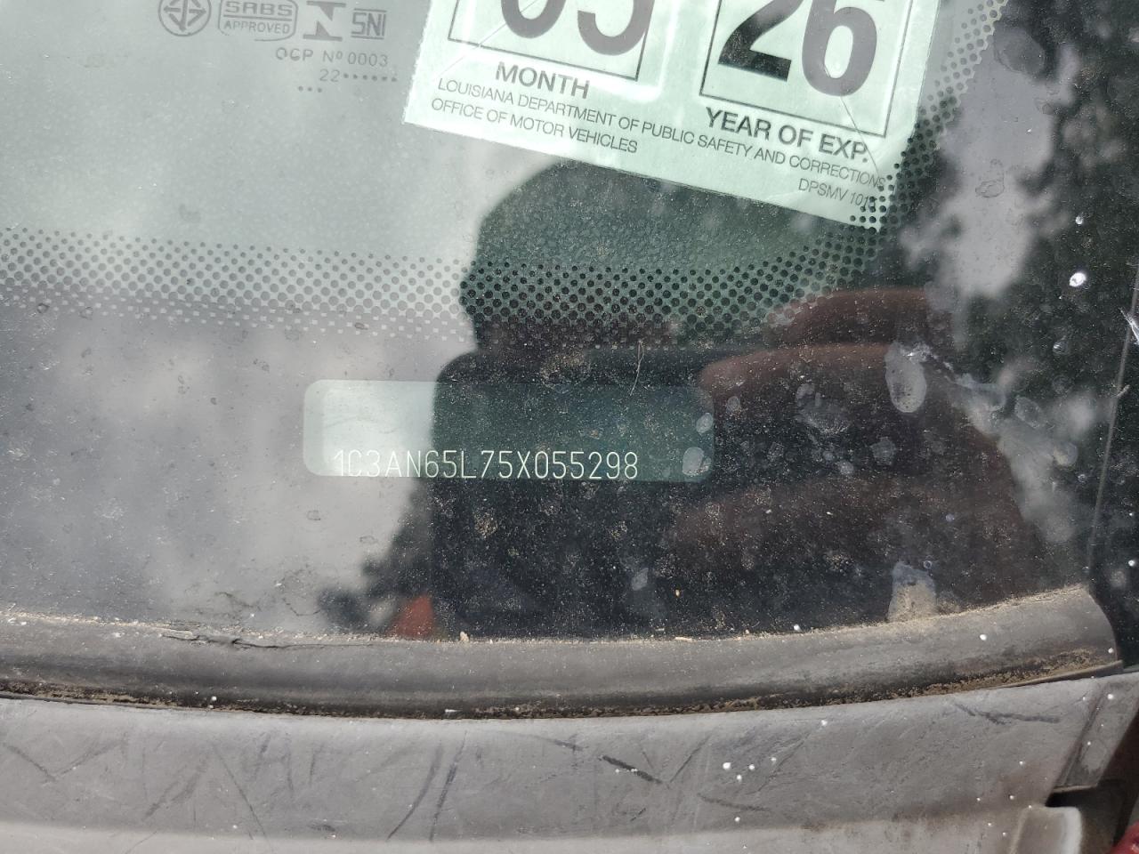 1C3AN65L75X055298 2005 Chrysler Crossfire Limited