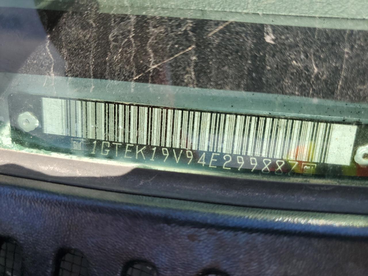 1GTEK19V94E299887 2004 GMC New Sierra K1500