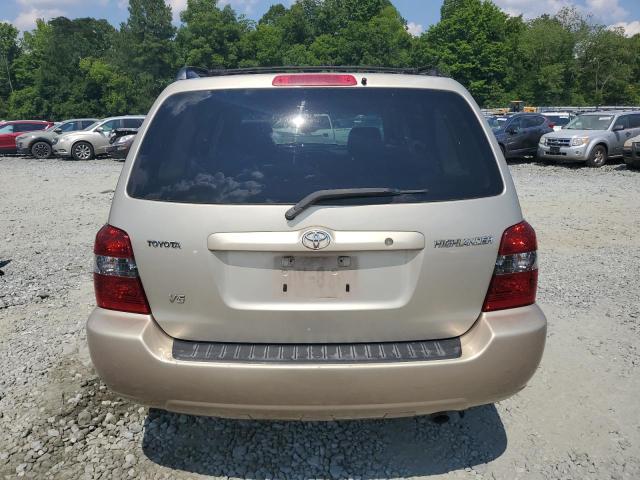 2005 Toyota Highlander Limited VIN: JTEGP21A950070385 Lot: 59031134