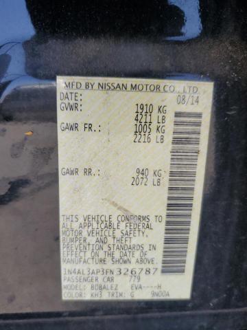 2015 NISSAN ALITMA 1N4AL3AP3FN326787