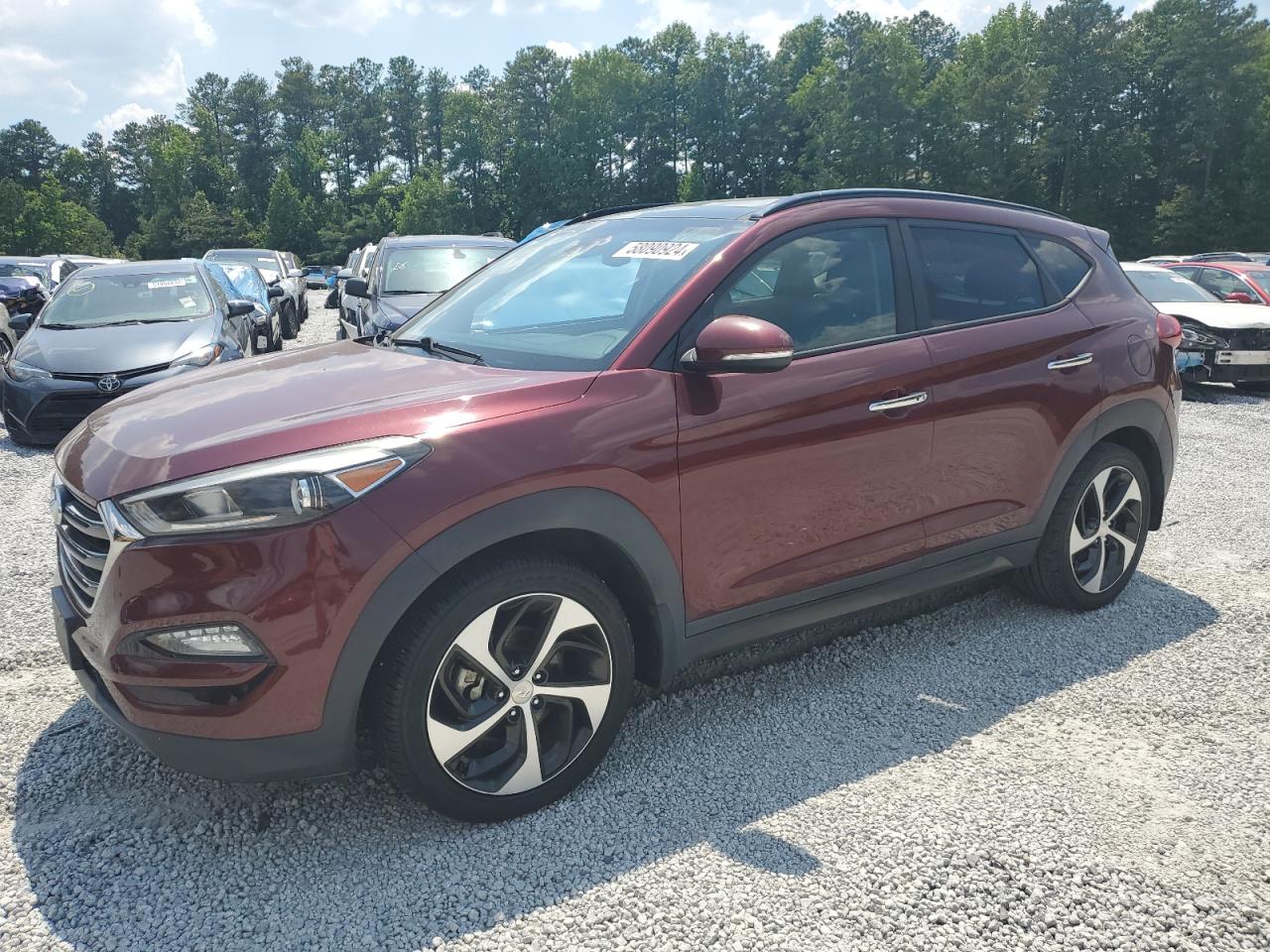 2016 Hyundai Tucson Limited vin: KM8J3CA22GU053634