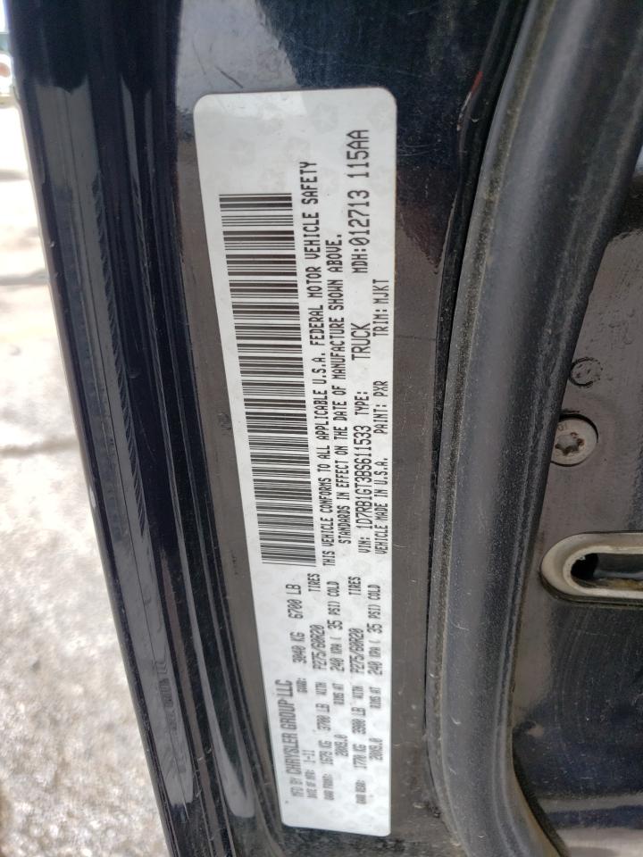 1D7RB1GT3BS611533 2011 Dodge Ram 1500