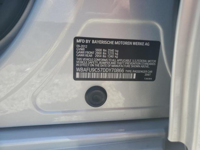 2013 BMW 550 Xi VIN: WBAFU9C57DDY70866 Lot: 57353534