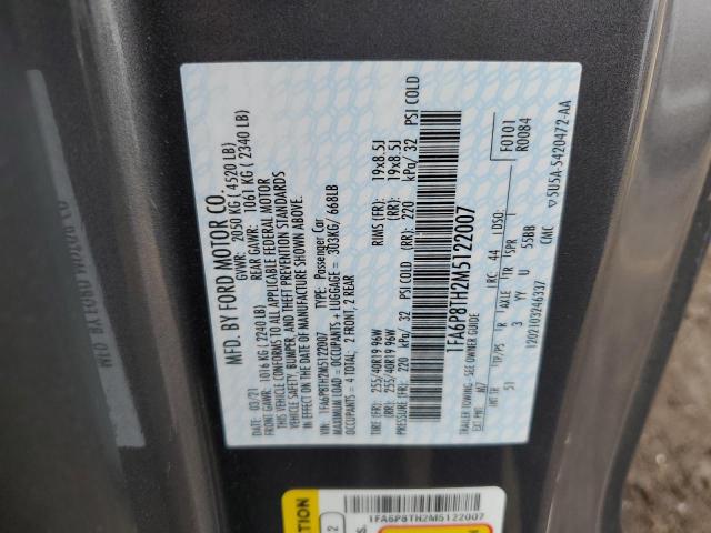 2021 Ford Mustang VIN: 1FA6P8TH2M5122007 Lot: 57706014