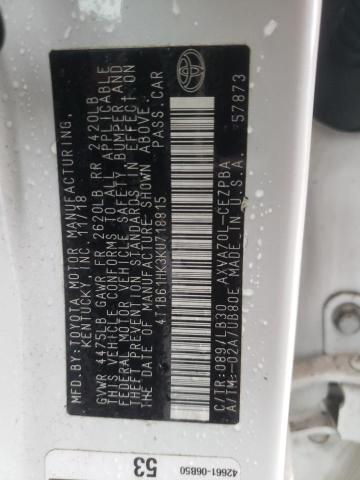 2019 TOYOTA CAMRY XSE - 4T1B61HK3KU718815