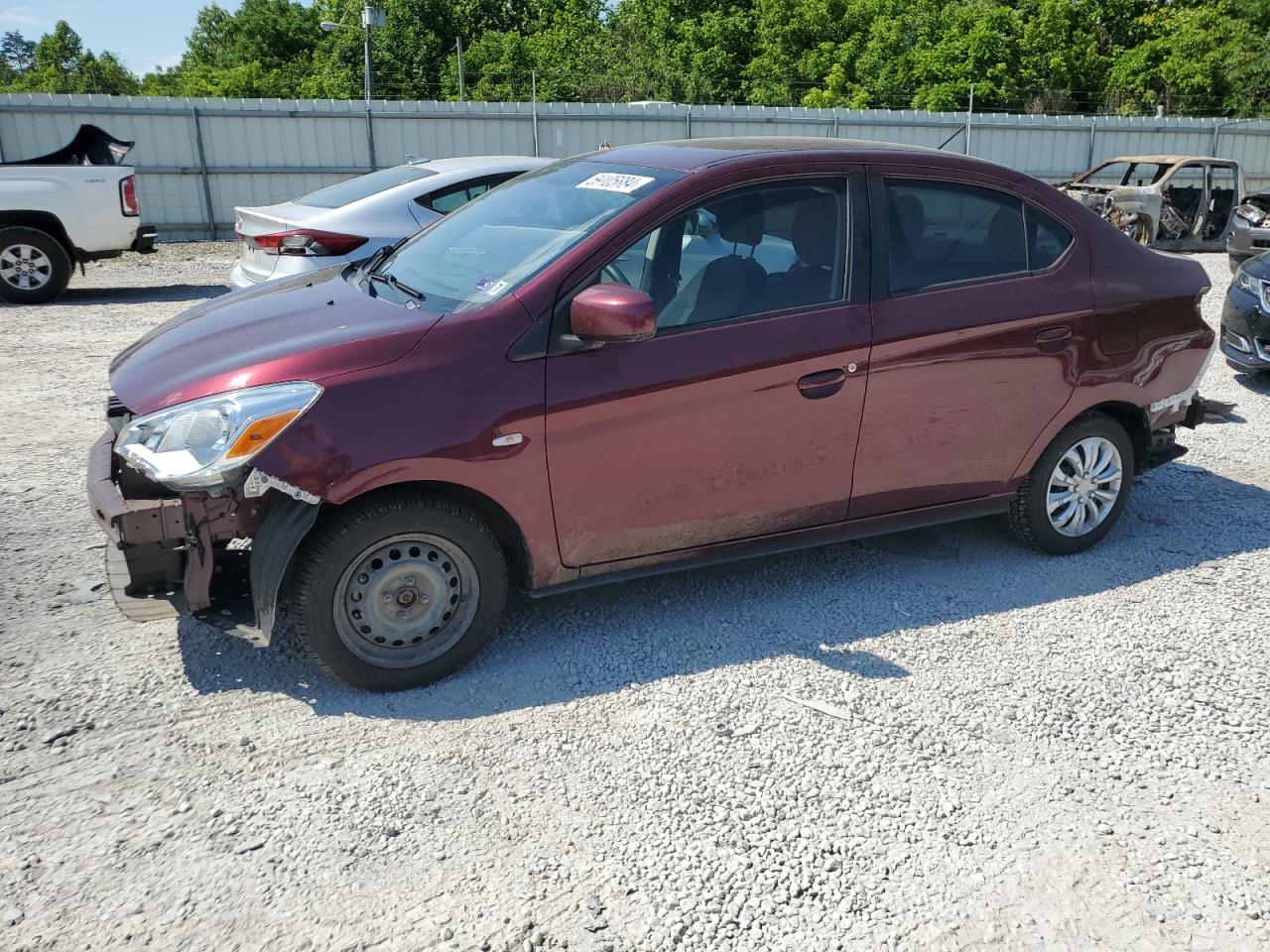 2020 Mitsubishi Mirage G4 Es vin: ML32F3FJ6LHF06503