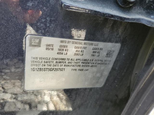 2016 CHEVROLET MALIBU LS - 1G1ZB5ST5GF297921