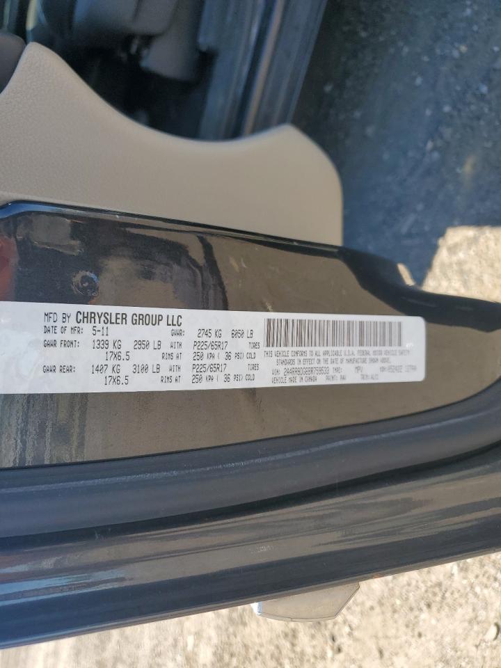 2A4RR8DG6BR759533 2011 Chrysler Town & Country Touring L