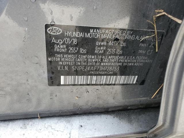 5NPE24AF7JH728753 | 2018 Hyundai sonata se