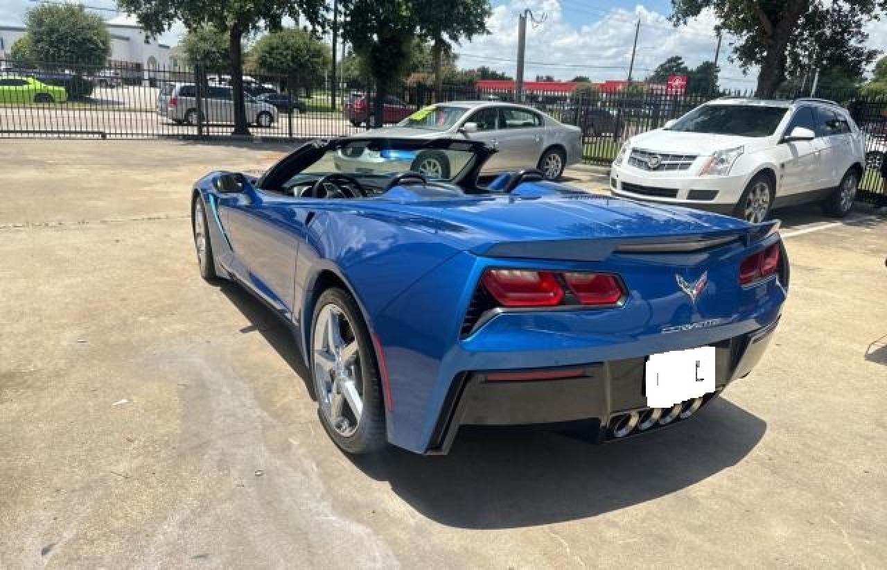 2014 Chevrolet Corvette Stingray 2Lt vin: 1G1YD3D79E5119085