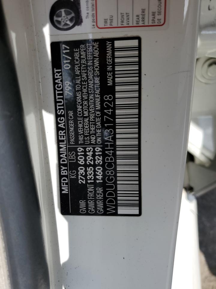 WDDUG8CB4HA317428 2017 Mercedes-Benz S 550