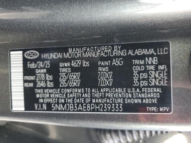 2023 HYUNDAI TUCSON SEL - 5NMJB3AE8PH239333