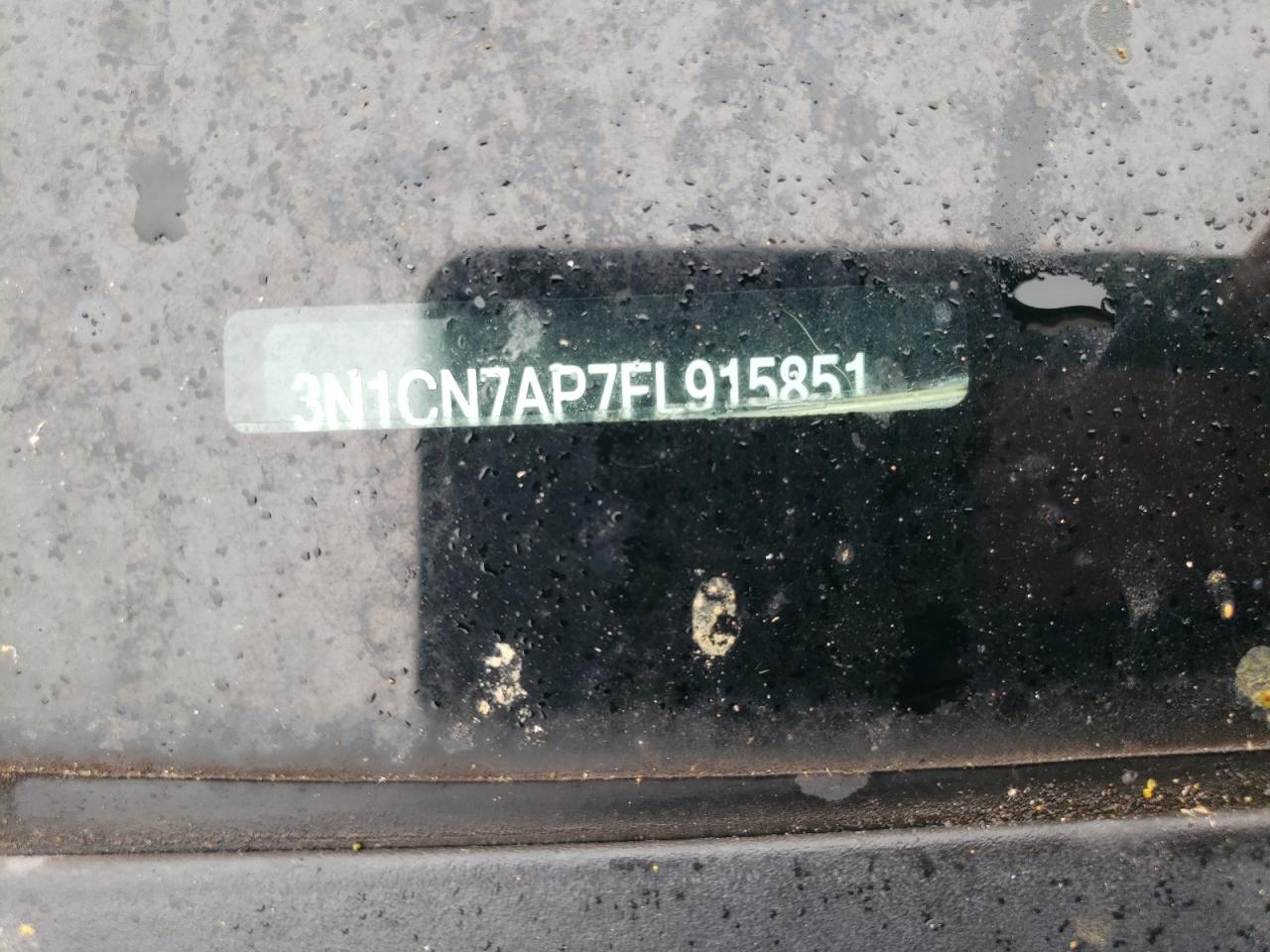 3N1CN7AP7FL915851 2015 Nissan Versa S