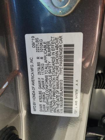 2020 Acura Tlx VIN: 19UUB3F35LA001613 Lot: 58641394