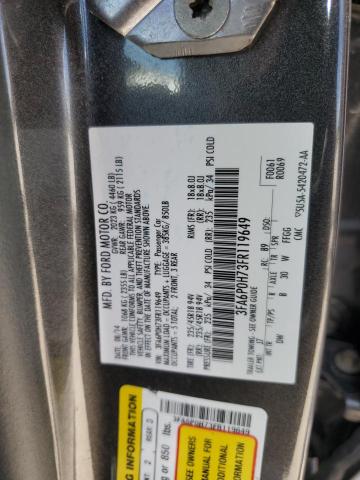 3FA6P0H73FR119649 2015 FORD FUSION - Image 12