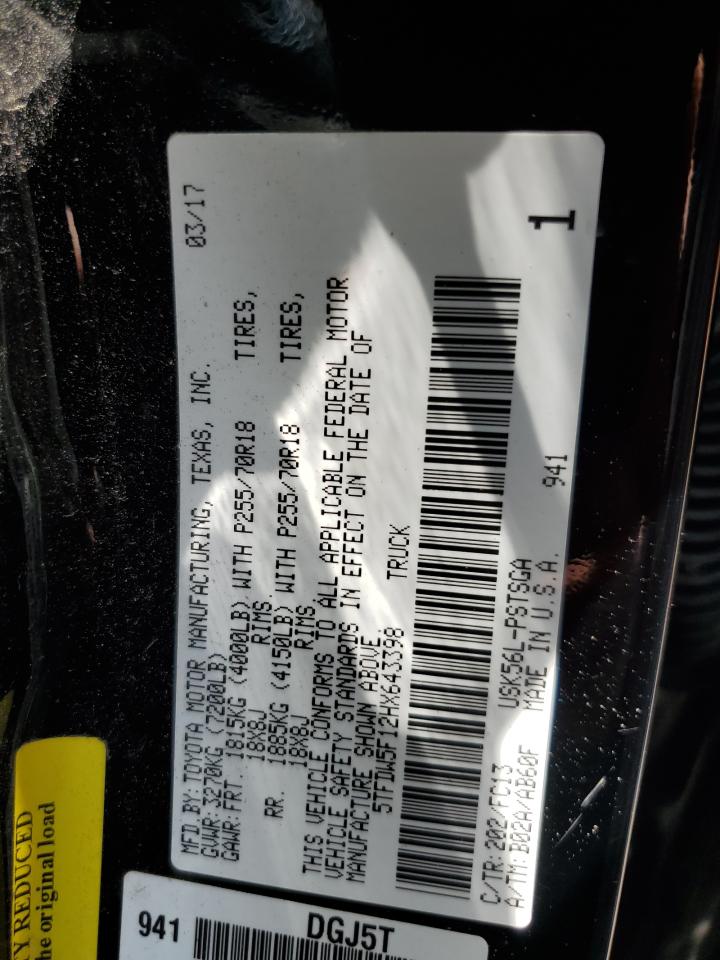 5TFDW5F12HX643398 2017 Toyota Tundra Crewmax Sr5