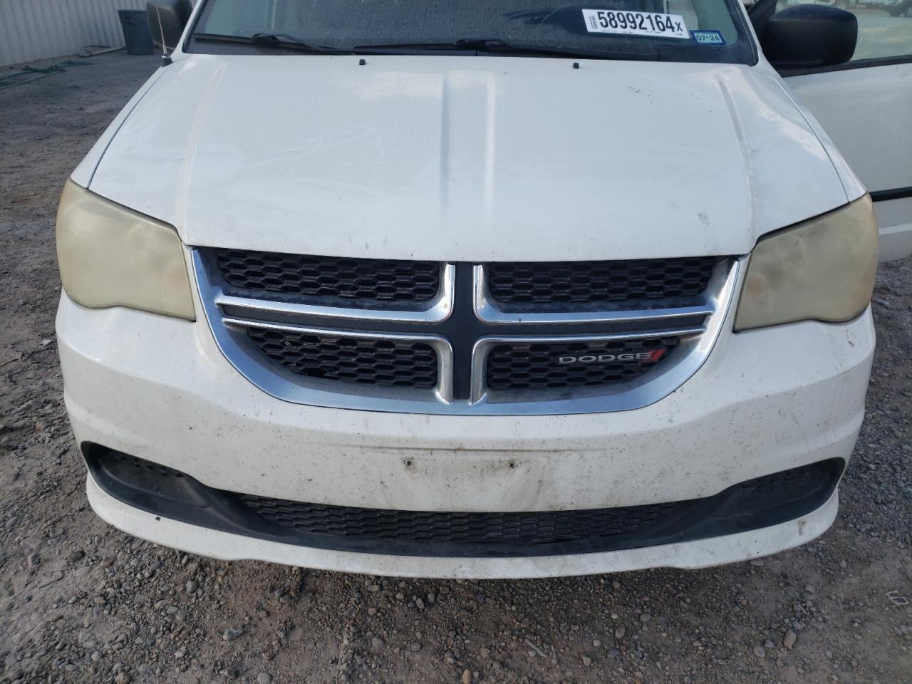 2013 Dodge Grand Caravan Se vin: 2C4RDGBGXDR566662