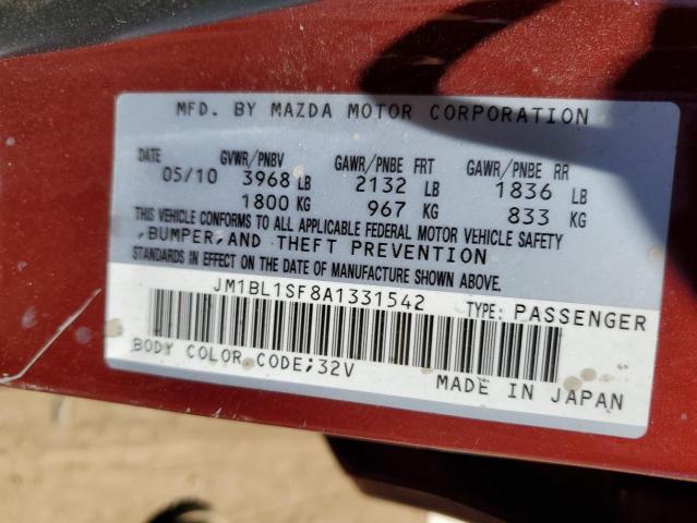 2010 Mazda 3 I VIN: JM1BL1SF8A1331542 Lot: 57893974