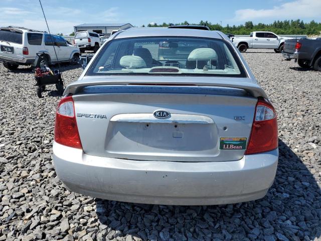 2004 Kia Spectra Lx VIN: KNAFE121645044047 Lot: 58822494