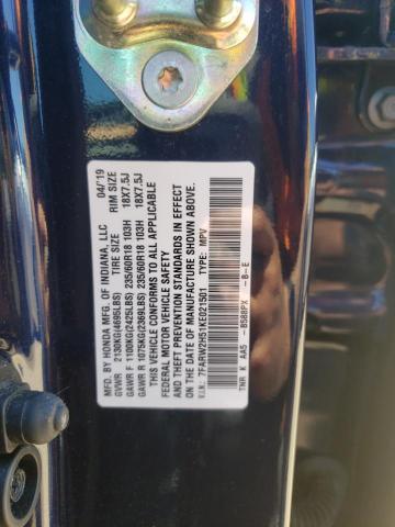 2019 Honda Cr-V Ex VIN: 7FARW2H51KE021501 Lot: 58895554