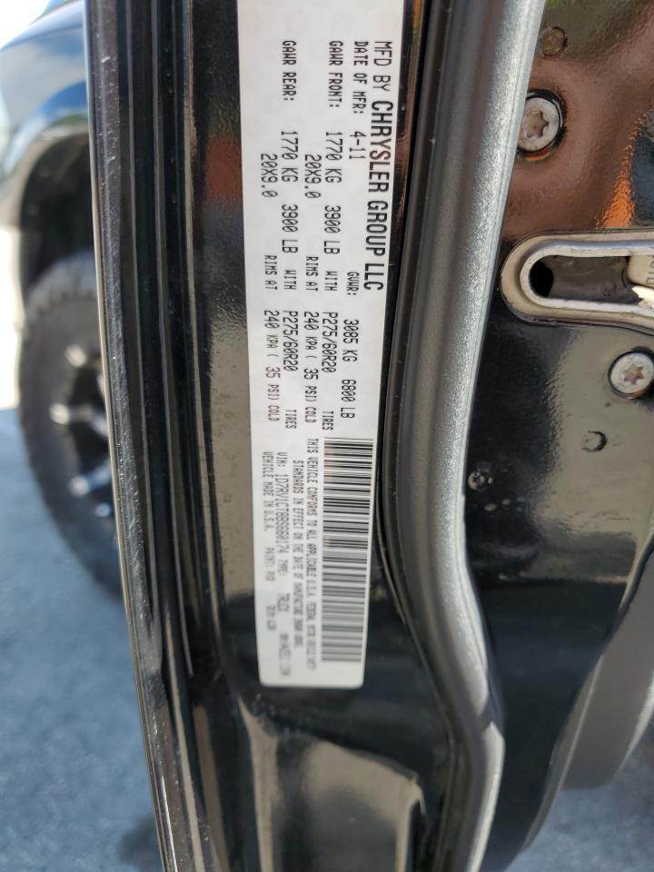 1D7RV1CT8BS660174 2011 Dodge Ram 1500