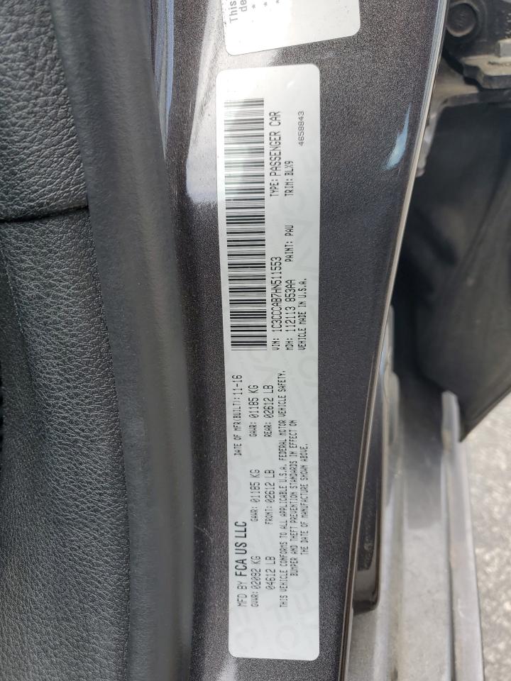 1C3CCCAB7HN511553 2017 Chrysler 200 Limited