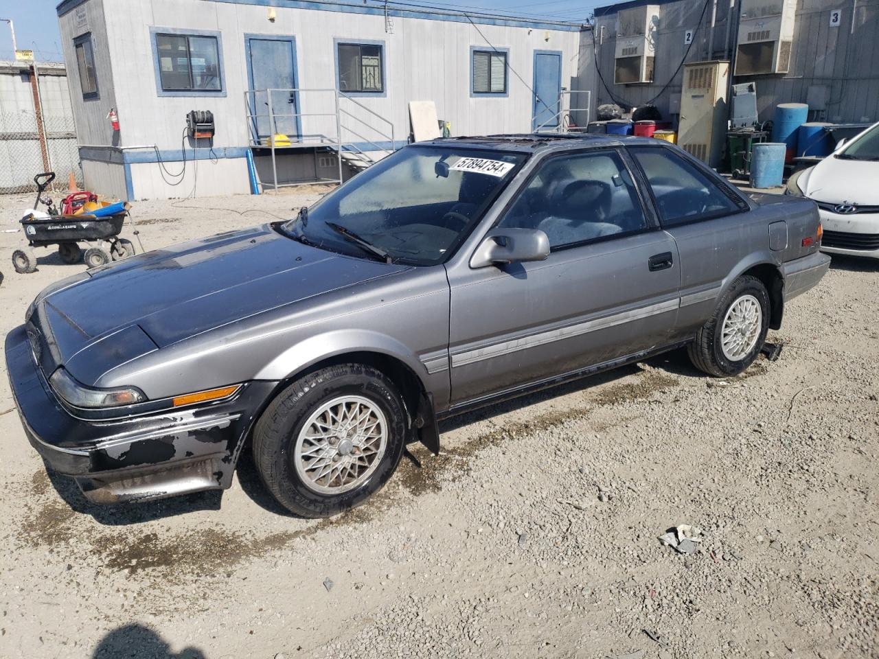 TOYOTA COROLLA SR 1990 silver coupe gas JT2AE96J0L3382052 photo #1