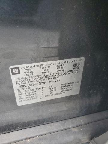 2017 Chevrolet Trax 1Lt VIN: 3GNCJLSB3HL197276 Lot: 59947994