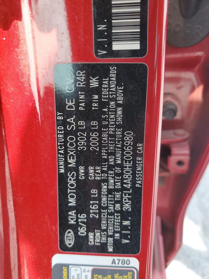 3KPFL4A80HE006980 2017 Kia Forte Ex