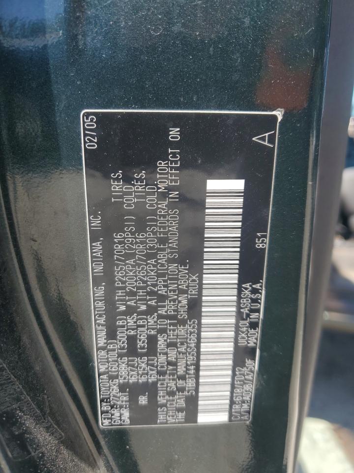 5TBBT44195S466355 2005 Toyota Tundra Access Cab Sr5