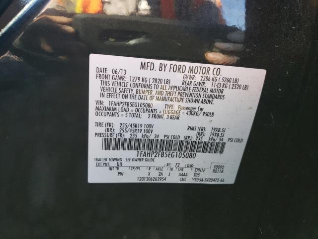 2014 Ford Taurus Limited VIN: 1FAHP2F85EG105080 Lot: 60287194