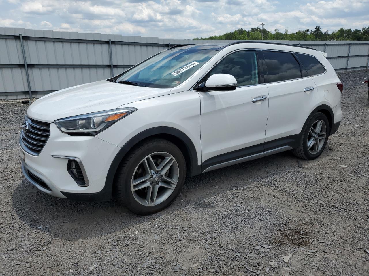 KM8SR4HF4HU187595 2017 Hyundai Santa Fe Se Ultimate