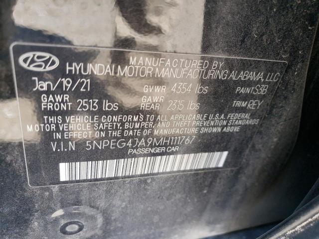 2021 Hyundai Sonata Se VIN: 5NPEG4JA9MH111767 Lot: 60088394