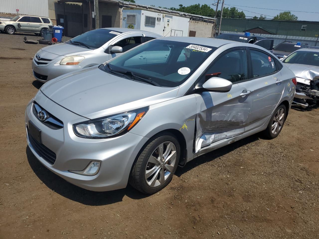 KMHCU4AE6DU454024 2013 Hyundai Accent Gls