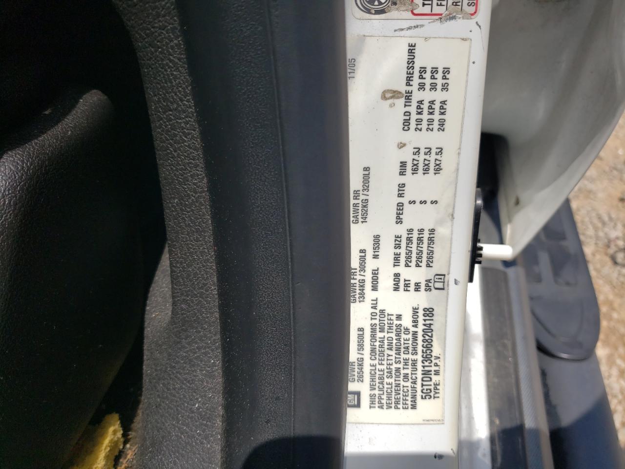 5GTDN136568204188 2006 Hummer H3