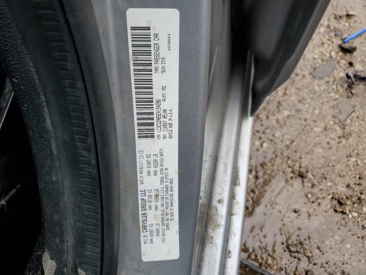 1C3CDZAB5EN154286 2014 Dodge Avenger Se