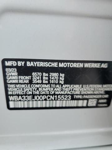 VIN WBA33EJ00PCN15523 2023 BMW 760 XI no.12