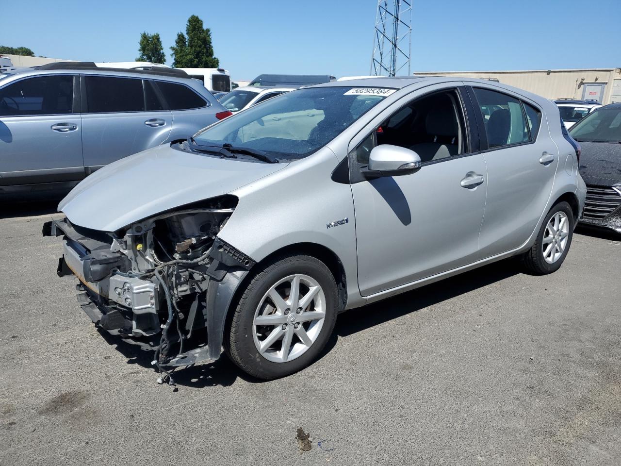 Lot #2924031080 2015 TOYOTA PRIUS C