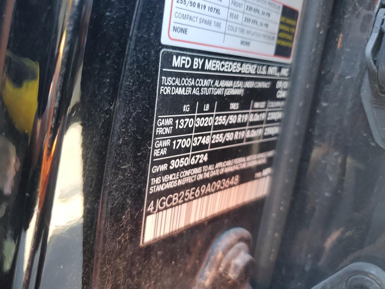 4JGCB25E69A093648 2009 Mercedes-Benz R 320