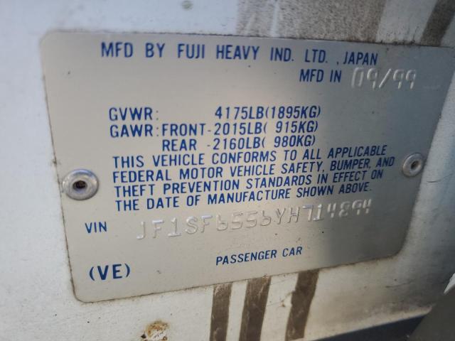 2000 Subaru Forester S VIN: JF1SF6556YH714894 Lot: 57347234