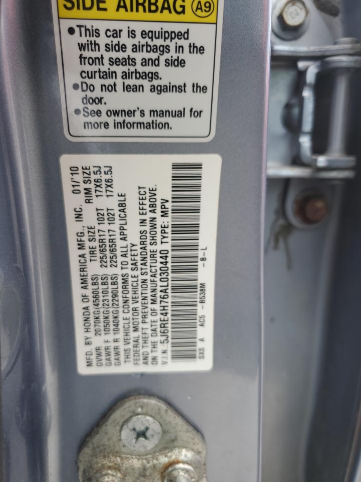 5J6RE4H76AL030440 2010 Honda Cr-V Exl