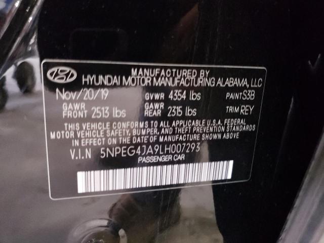 2020 Hyundai Sonata Se VIN: 5NPEG4JA9LH007293 Lot: 59871464