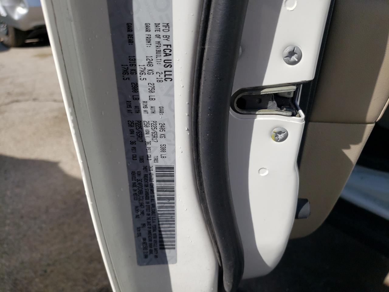 3C4PDCAB0JT311047 2018 Dodge Journey Se