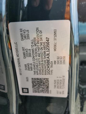 2020 Chevrolet Colorado VIN: 1GCHSBEA3L1235047 Lot: 58642684