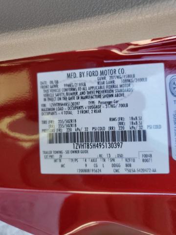 2009 Ford Mustang Gt VIN: 1ZVHT85H495130397 Lot: 60681304